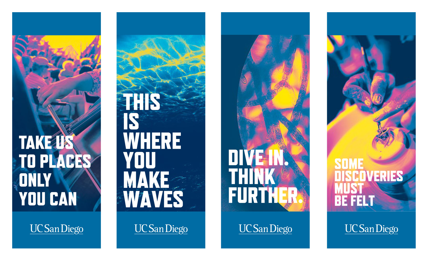 UC San Diego pole banners